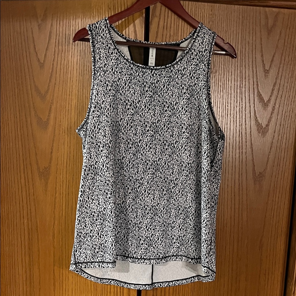 Ideology Monochrome Patterned Tank Top